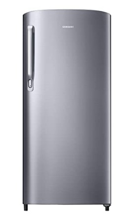 Samsung 192 L 2 Star Direct Cool Single Door Refrigerator (RR19A241BGS/NL, Grey Silver)
